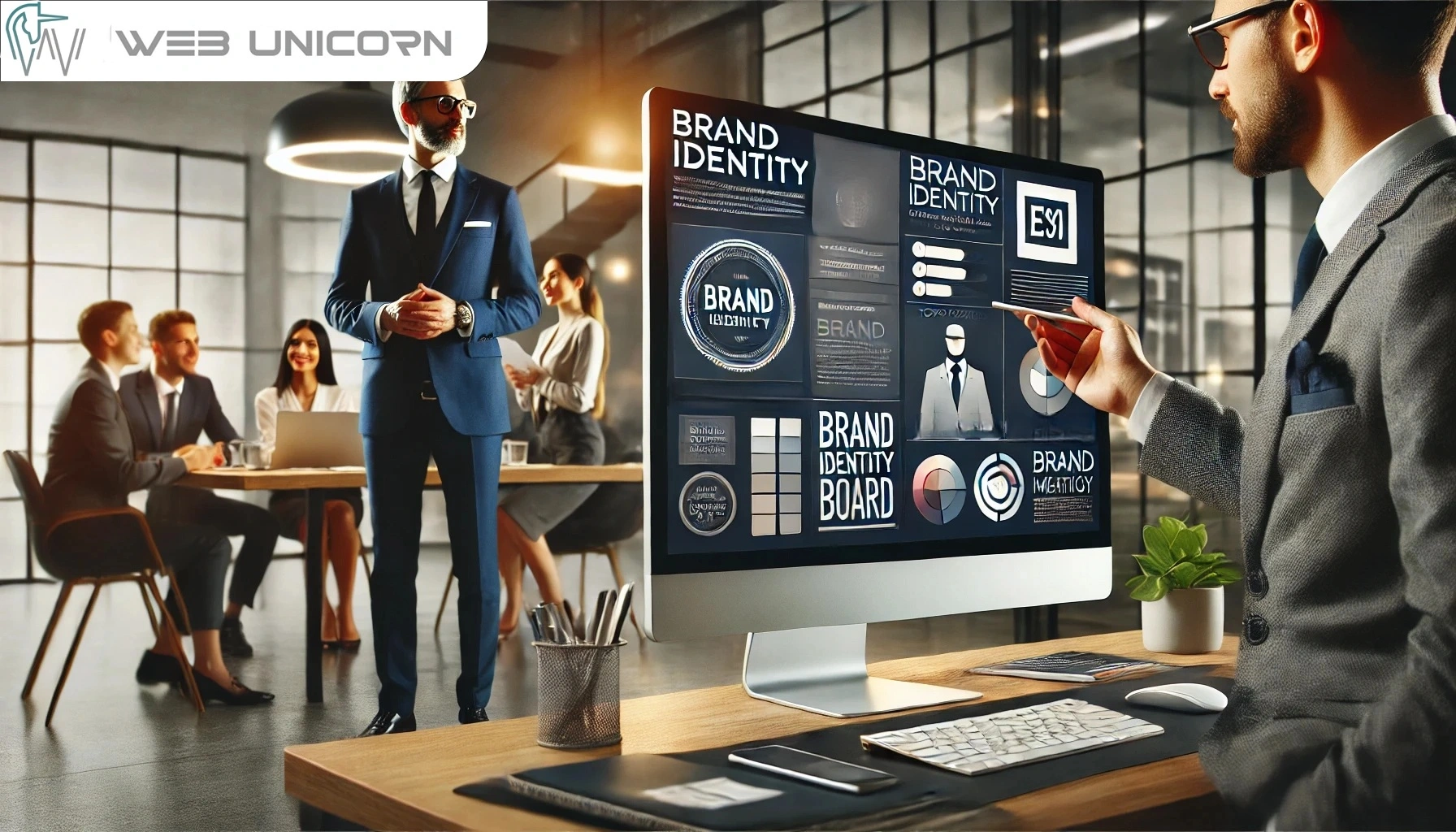 حفظ هویت برند با طراحی سایت در قزوین وب یونیکورن